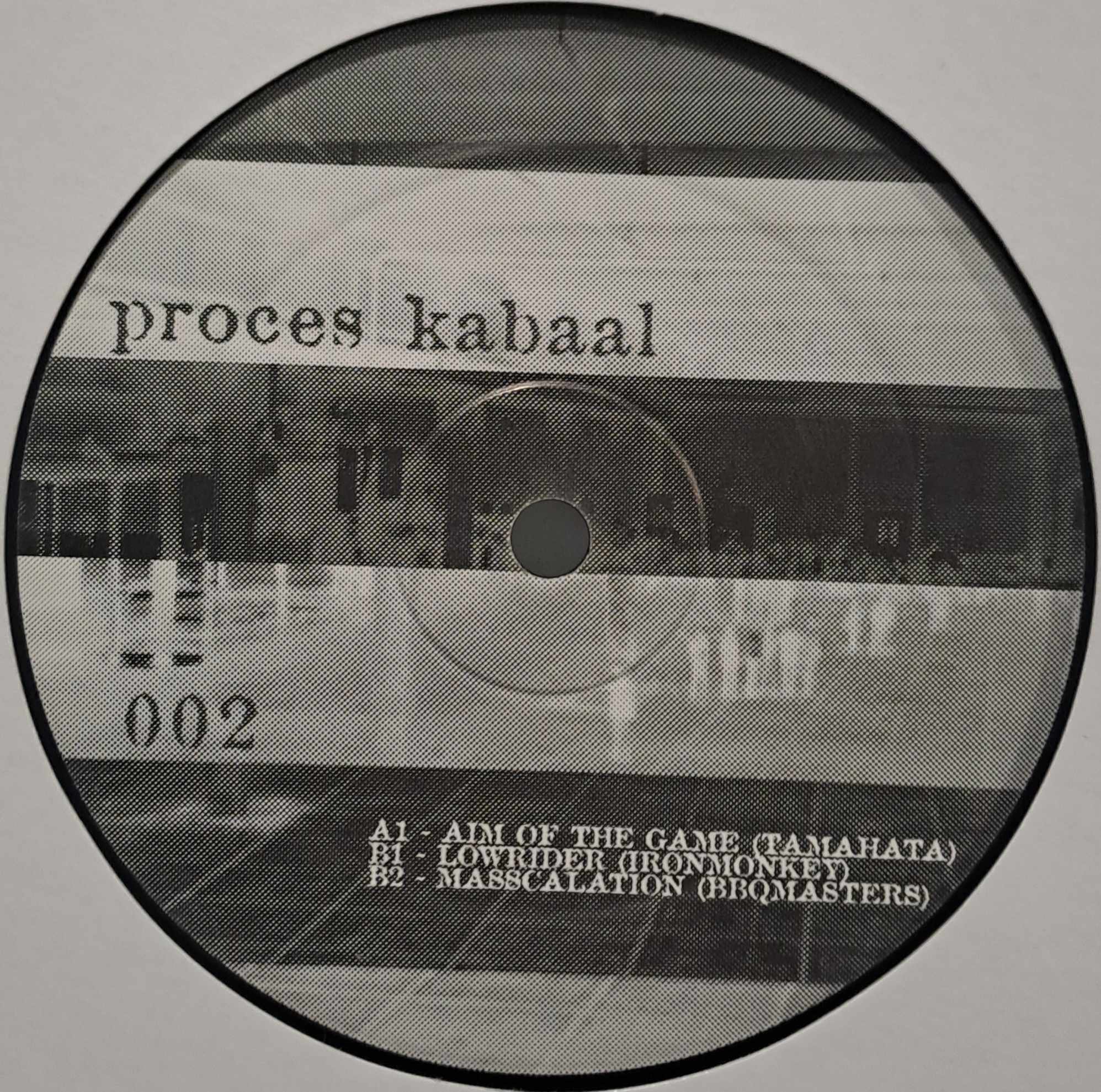 Proces Kabaal 002 - vinyle hardcore